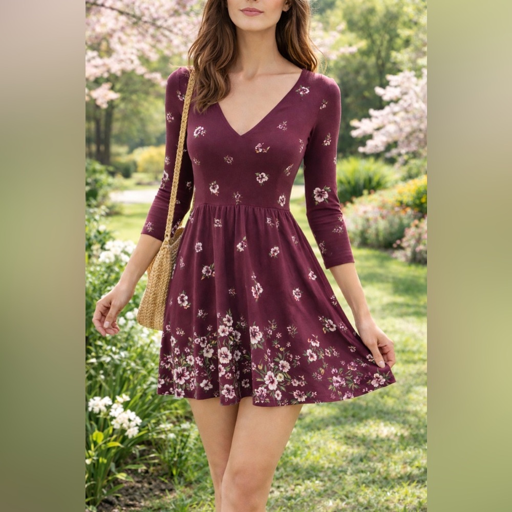 Nine Britton Floral Mini Half Sleeve Spring Fairy Garden Core